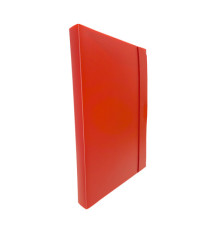 Cartella progetto con elastico - 24 x 35 cm - dorso 3 cm - rosso - Fellowes