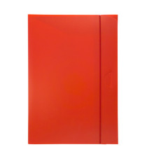 Cartella progetto con elastico - 24 x 35 cm - dorso 3 cm - rosso - Fellowes