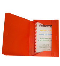 Cartella progetto con elastico - 24 x 35 cm - dorso 3 cm - rosso - Fellowes