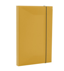 Cartellina 3 lembi HOLOS - PP - 25 x 35cm - giallo sabbia - Fellowes