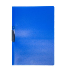 Cartellina con molla Clipper - A4 - PP - trasparente blu - Fellowes