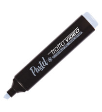 Evidenziatore Video Pastel - punta a scalpello - tratto da 1 - 5 mm - colori assortiti - Tratto - astuccio 4 pezzi