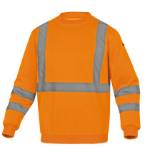 Felpa sportiva Astral - alta visibilità - tg. M - arancio fluo - Deltaplus