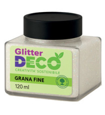 Glitter Bio grana fine - 120ml - iridescente - Deco