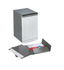 Gruppo Delso Line - 25 x 32 cm - 12 cartelle 2 lembi - con custodia - dorso 1,5 cm - Esselte