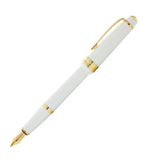 Penna stilografica Bailey Light - punta M - fusto bianco - Cross