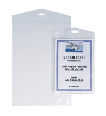 Porta Avvisi Appendimi - PPL - 22 x 30 cm - trasparente - Sei Rota - conf. 10 pezzi