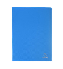 Portalistini Opak - PP - 24 x 32 cm - 60 buste - azzurro - Exacompta