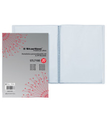 Portalistini personalizzabile - PP - 22 x 30 cm - 20 buste - trasparente - Starline