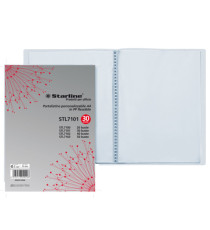 Portalistini personalizzabile - PP - 22 x 30 cm - 30 buste - trasparente - Starline