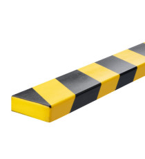 Profilo paracolpi S18 - per superfici - giallo/nero - Durable