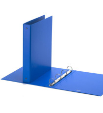 Raccoglitore Europa - 22 x 30 cm - 4 anelli tondi 30 mm - dorso 4 cm - azzurro - Favorit