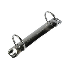 Raccoglitore foderato in PP - A4 - 2 anelli tondi 30 mm - dorso 4 cm - blu scuro - Exacompta