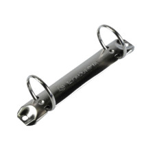 Raccoglitore foderato in PP - A4 - 2 anelli tondi 30 mm - dorso 4 cm - blu scuro - Exacompta