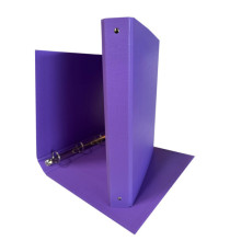 Raccoglitore King - 22 x 30 cm - 4 anelli tondi 30 mm - dorso 4 cm - rivestimento in PP - viola - Starline