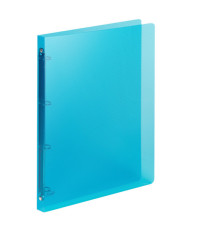 Raccoglitore Lumina - 22 x 30 cm - 4 anelli tondi 15 mm - PP - blu - Favorit