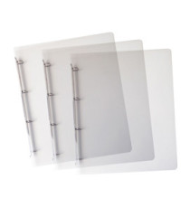 Raccoglitore Lumina - 22 x 30 cm - 4 anelli tondi 15 mm - PP - trasparente - Favorit