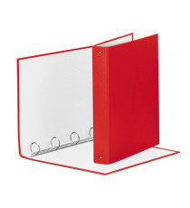 Raccoglitore Meeting - 22 x 30 cm - 4 anelli tondi 30 mm - dorso 4 cm - PP - rosso vivida - Esselte