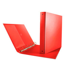 Raccoglitore Nettuno - 22 x 30 cm - 4 anelli a R 30 mm - dorso 3,5 cm - rosso - Sei Rota