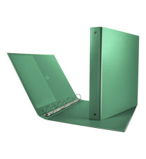 Raccoglitore Nettuno - 22 x 30 cm - 4 anelli a R 30 mm - dorso 3,5 cm - verde - Sei Rota