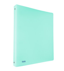 Raccoglitore Pastel - 22 x 30 cm - 4 anelli tondi 15 mm - PP - celeste - Favorit