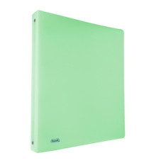 Raccoglitore Pastel - 22 x 30 cm - 4 anelli tondi 15 mm - PP - smeraldo - Favorit