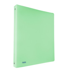 Raccoglitore Pastel - 22 x 30 cm - 4 anelli tondi 15 mm - PP - smeraldo - Favorit