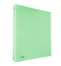 Raccoglitore Pastel - 22 x 30 cm - 4 anelli tondi 30 mm - PP - smeraldo - Favorit