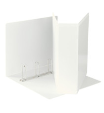 Raccoglitore personalizzabile Display - 22 x 30 cm - 4 anelli quadri 65 mm - bianco - Esselte