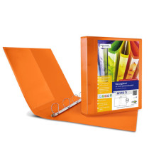 Raccoglitore personalizzabile Myto TI - 22 x 30 cm - 4 anelli a D 17 mm - dorso 2,5 cm - arancio - Sei Rota