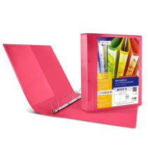 Raccoglitore personalizzabile Myto TI - 22 x 30 cm - 4 anelli a D 17 mm - dorso 2,5 cm - rosso - Sei Rota