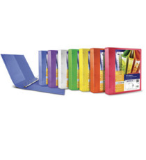 Raccoglitore personalizzabile Myto Ti - 22 x 30 cm - 4 anelli a D 30 mm - dorso 4 cm - colori assortiti - Sei Rota