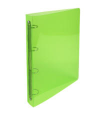 Raccoglitore rigato Crystal Colours - A4 Maxi - 4 anelli tondi 30 mm - dorso 4 cm - PP - colori assortiti - Exacompta