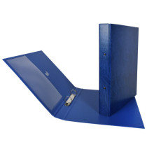 Raccoglitore Stelvio - 22 x 30 cm - 2 anelli a R 25 mm - dorso 3 cm - blu - Sei Rota