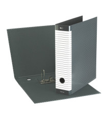 Registratore Delso Line G15 - dorso 8 cm - protocollo 23 x 33 cm - grigio - Esselte