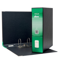 Registratore Dox 1 - dorso 8 cm - commerciale 23 x 29,7 cm - verde - Esselte Dox
