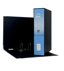 Registratore Dox 2 - dorso 8 cm - protocollo 23 x 34 cm - azzurro - Esselte Dox