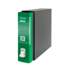 Registratore Dox 2 - dorso 8 cm - protocollo 23 x 34 cm - verde - Esselte Dox