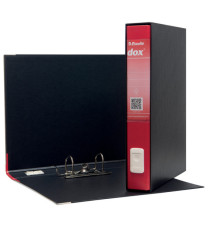 Registratore Dox 5 - dorso 5 cm - protocollo 23 x 34 cm - rosso - Esselte Dox