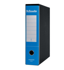 Registratore Essentials G75 - dorso 8 cm - protocollo 23 x 33 cm - azzurro - Esselte