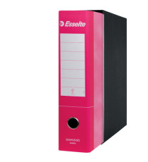 Registratore Essentials G75 - dorso 8 cm - protocollo 23 x 33 cm - fucsia - Esselte