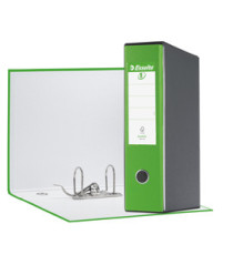 Registratore Eurofile G55 - dorso 8 cm - protocollo 23 x 33 cm - verde vivida - Esselte