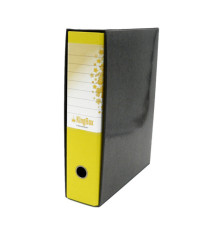 Registratore Kingbox - dorso 8 cm - protocollo 23 x 33 cm - giallo - Starline
