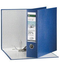 Registratore Leitz 180° G65 - dorso 8 cm - protocollo 23 x 33 cm - blu - Leitz