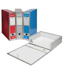 Scatola archivio Box4 - dorso 9 cm - 37,5 x 29,5 cm - grigio - Resisto