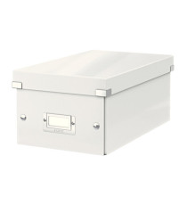 Scatola archivio Click & Store - per DVD - 20,6 x 14,7 x 35,2 cm - bianco - Leitz