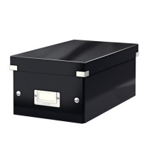 Scatola archivio Click & Store - per DVD - 20,6 x 14,7 x 35,2 cm - nero - Leitz