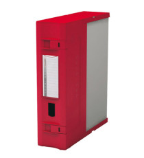 Scatola archivio Combi Box E600 - dorso 9 cm - 29,8 x 36,2 cm - rosso - Fellowes