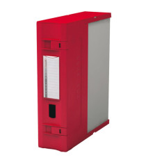 Scatola archivio Combi Box E600 - dorso 9 cm - 29,8 x 36,2 cm - rosso - Fellowes