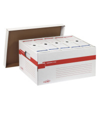 Scatola archivio Memory X File - con coperchio - dorso 27,5 cm - 37 x 27 x 52 cm - bianco - Sei Rota